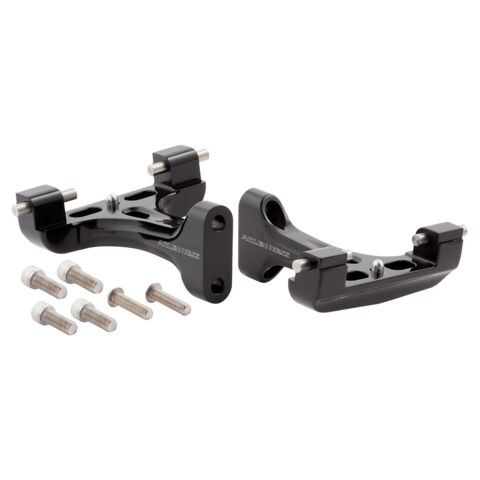 Arlen Ness Forged Passenger Floorboard Mounts For Harley Touring 1993-2025