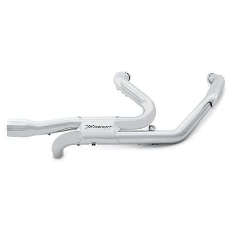 Rinehart Exhaust Slimline Duals Header Kit For 4" / 4.5" Rinehart Mufflers For Harley Touring 2017-2025