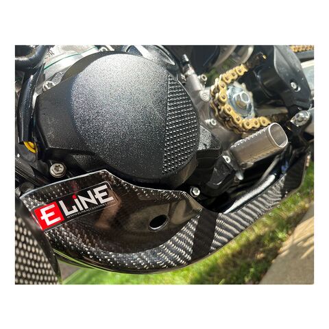 E-Line Carbon Fiber Skid Plate KTM / Husqvarna / Gas Gas 250cc-300cc 2023-2026