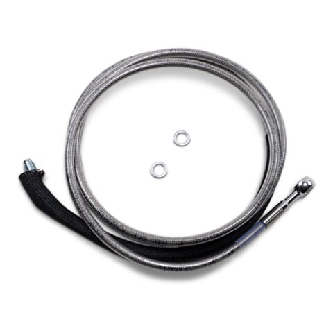 Drag Specialties Stainless Steel Hydraulic Clutch Line For Harley Touring 2017-2020