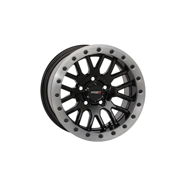 Gloss Black w/Matte Brushed Grey Ring