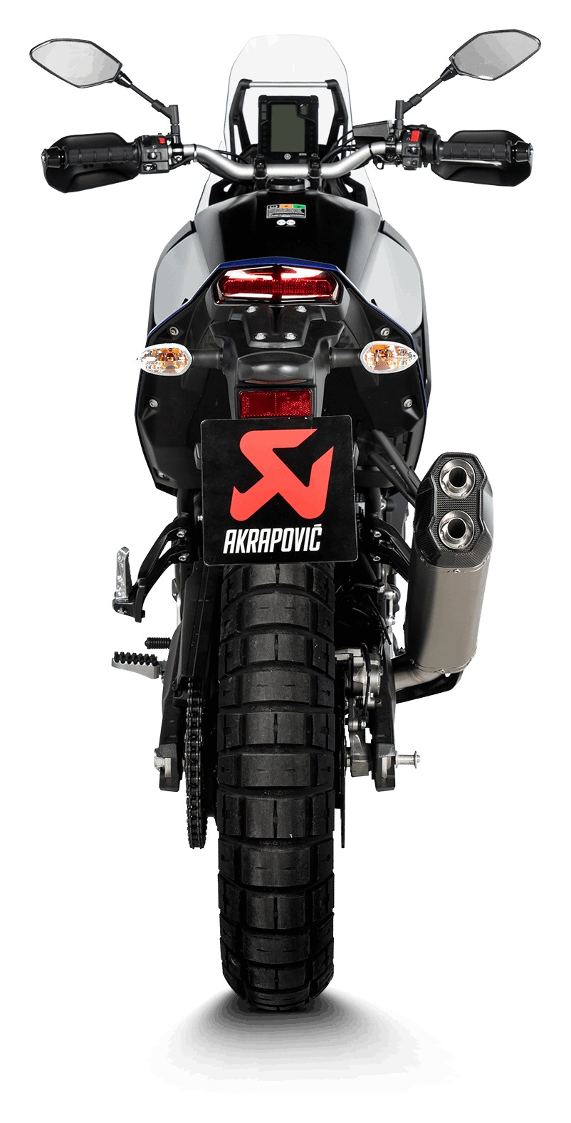 Akrapovic Slip-On Exhausts Yamaha Tenere 700 2021-2025 - Cycle Gear