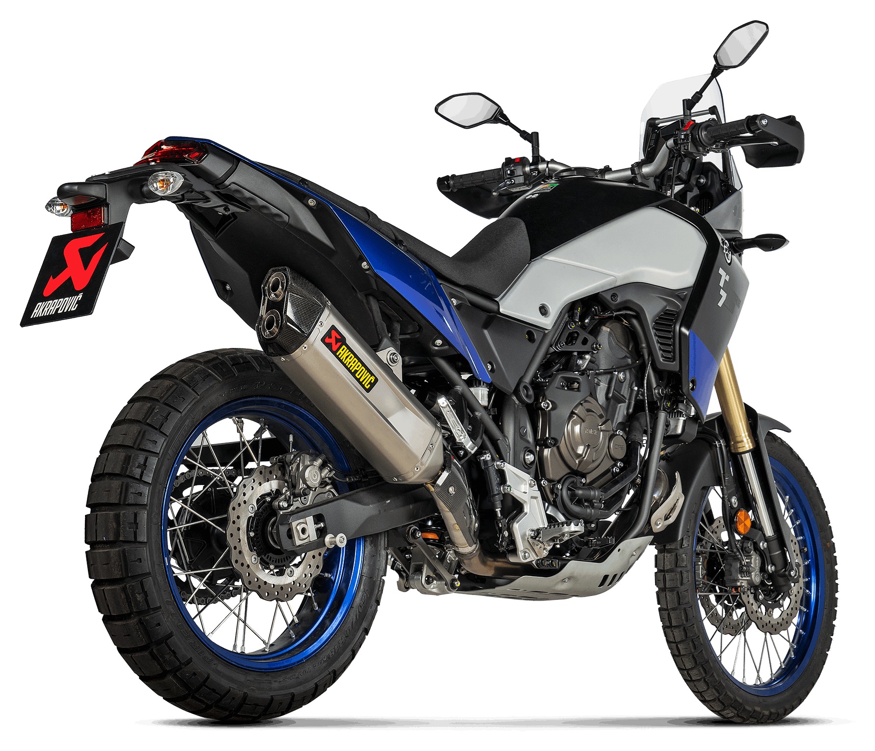 Akrapovic Slip-On Exhausts Yamaha Tenere 700 2021-2025 - Cycle Gear