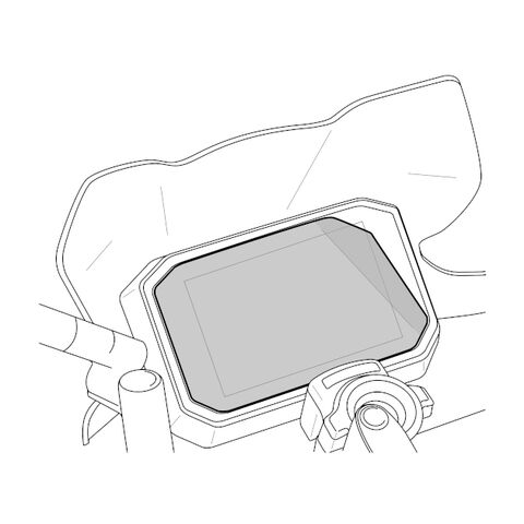 Puig Dashboard Screen Protector Ducati Monster 937 / Streetfighter V2 / SuperSport 950 2020-2025