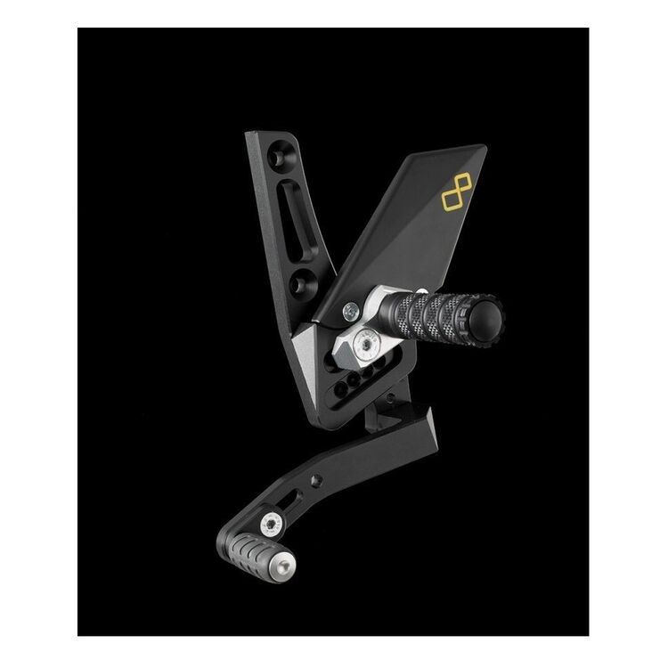 Lightech Track System Rearsets Triumph Speed Triple / R 2011-2015 Fixed Footpegs [Open Box] Fixed Foo... [Open Box]