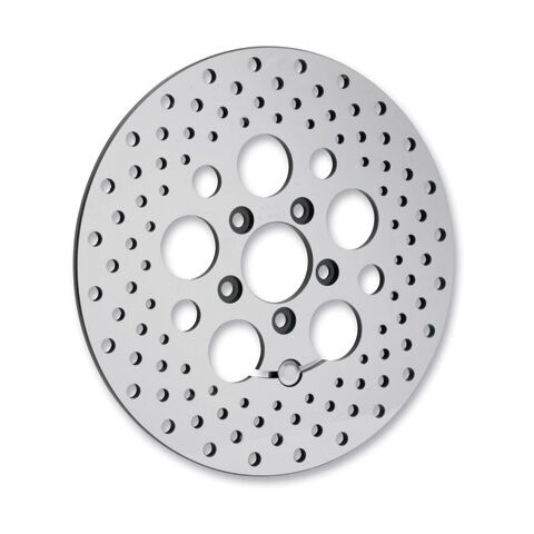 Drag Specialties Drilled Stainless Steel Rear Brake Rotor For Harley
