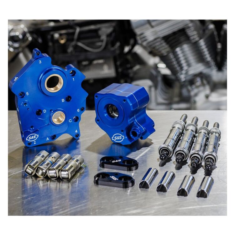 S&S Cycle Chain Drive Cam Chest Kit Without Cams For Oil Cooled Harley Softail / Touring  2017-2026
