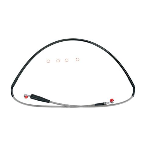 Moose Racing Stainless Steel Braided Front Brake Line Honda CRF250R / CRF450R / RX / WE 2019-2026