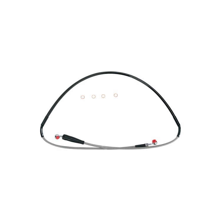 Moose Racing Stainless Steel Braided Front Brake Line Honda CRF250F 2019-2025