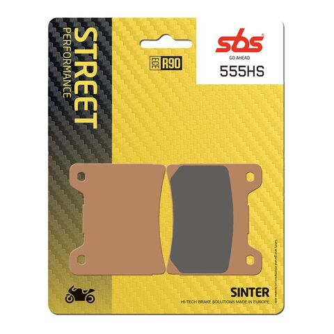 SBS HS Sintered Rear Brake Pads 555HS