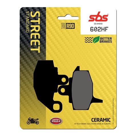 SBS HF Ceramic Front Brake Pads 602HF