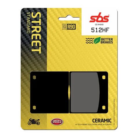 SBS HF Ceramic Rear Brake Pads 512HF