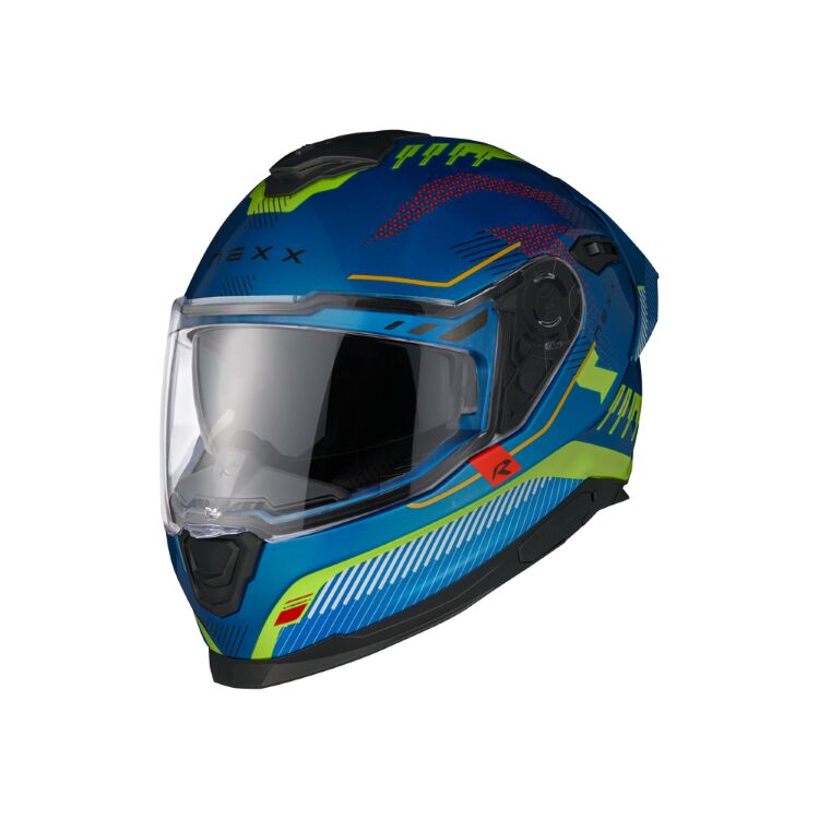 Blue/Hi-Viz Green