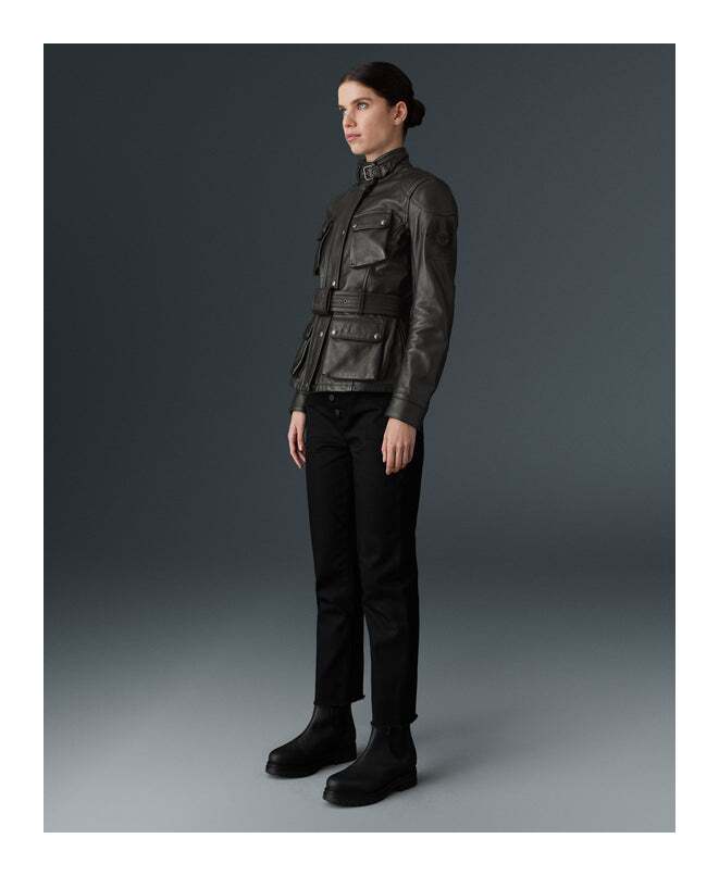 Belstaff trialmaster 黒 ジャケット　M Men's Waxed Cotton Trialmaster Motorcycle Jacket in Black