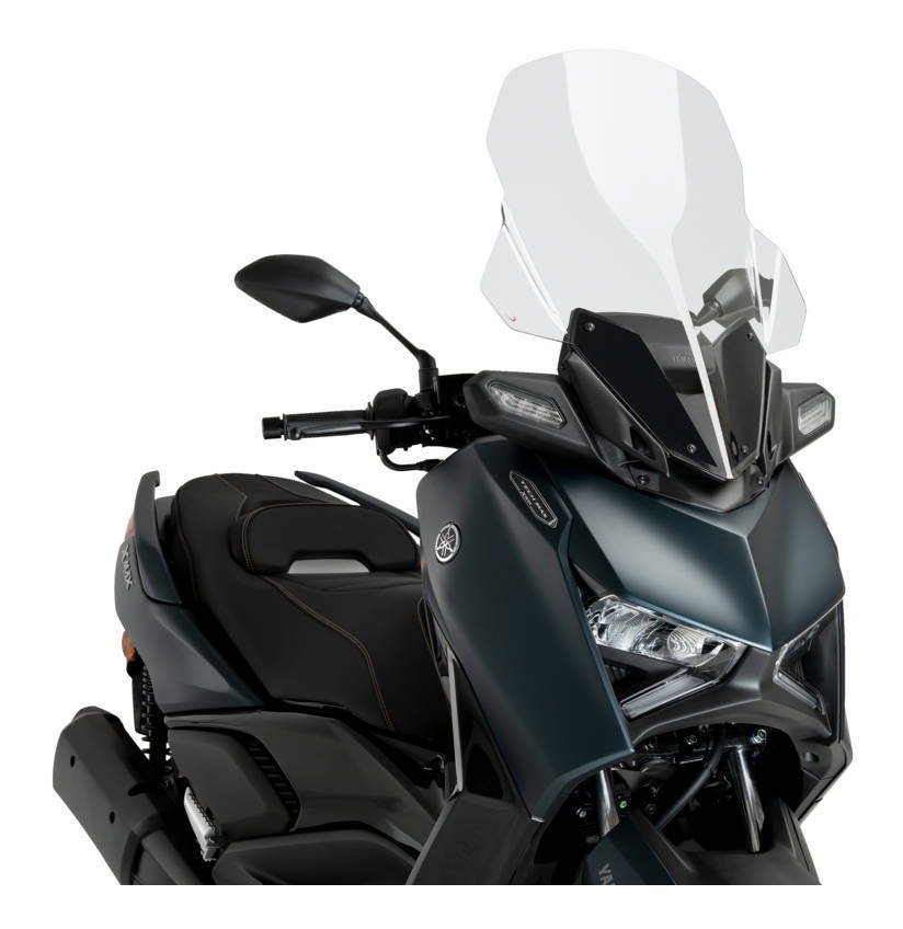 Puig ウィンドシールド スモーク YAMAHA X-MAX用 Puig V-Tech Touring Windscreen Yamaha XMAX 2023-2024 - Cycle Gear