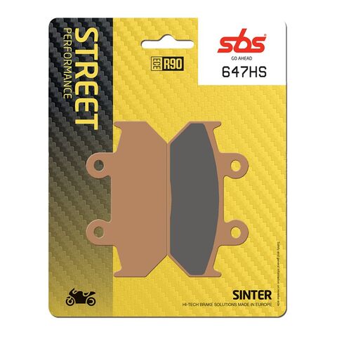 SBS HS Sintered Front Brake Pads 647HS