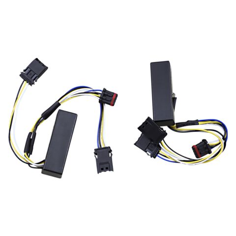 Custom Dynamics Micro Bullet LED Front Turn Signal Adaptor For Harley Softail 2018-2024