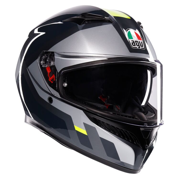 AGV K3 Helmet Replacement Liner / Crown Pad - Size XL, Color Gray