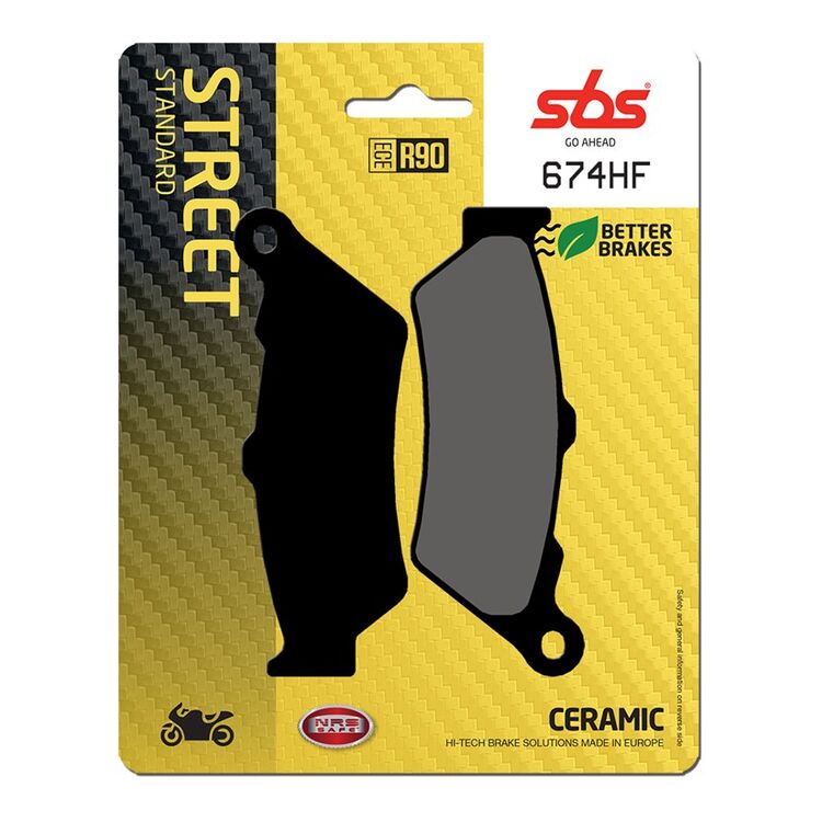 SBS HF Ceramic Front Brake Pads 674HF