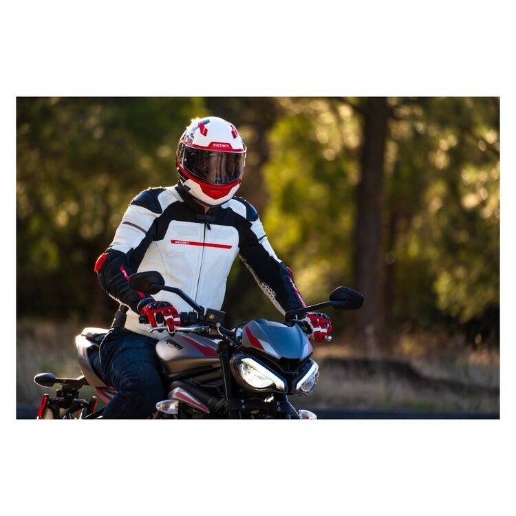 Sedici Corsa Perforated Leather Jacket (MD)