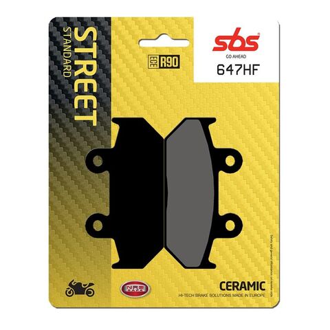 SBS HF Ceramic Front Brake Pads 647HF
