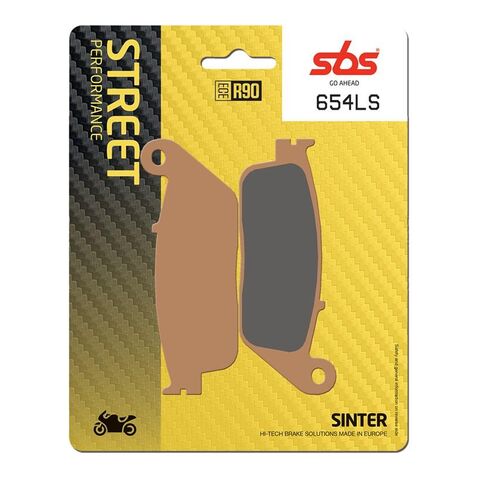 SBS LS Sintered Rear Brake Pads 654LS
