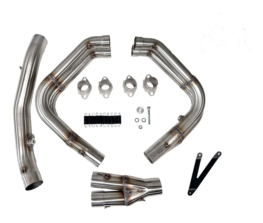Hindle Exhaust Headers Kawasaki ZX4R / ZX4RR 20232024 Cycle Gear