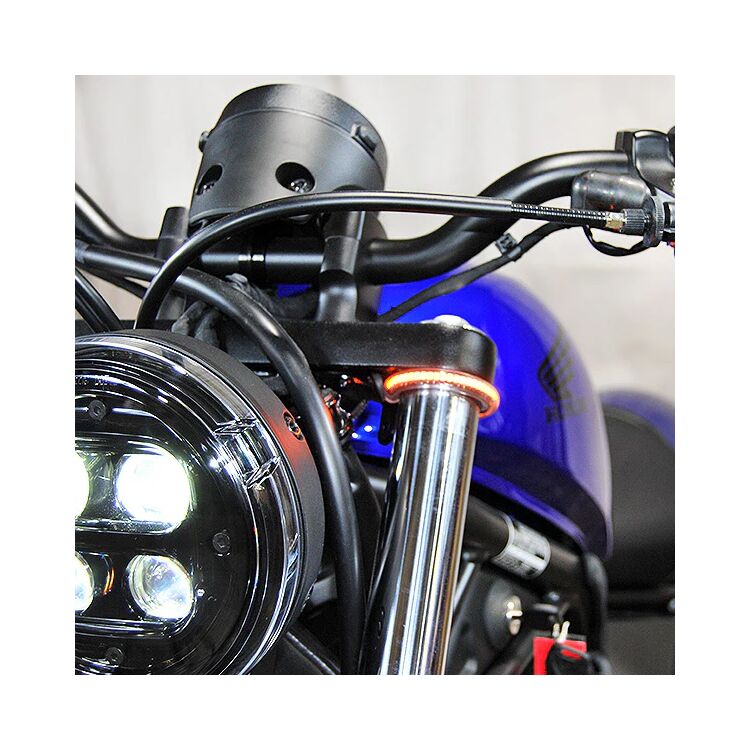 New Rage Cycles LED Front Turn Signals Honda Rebel 500 / SE 2017-2025