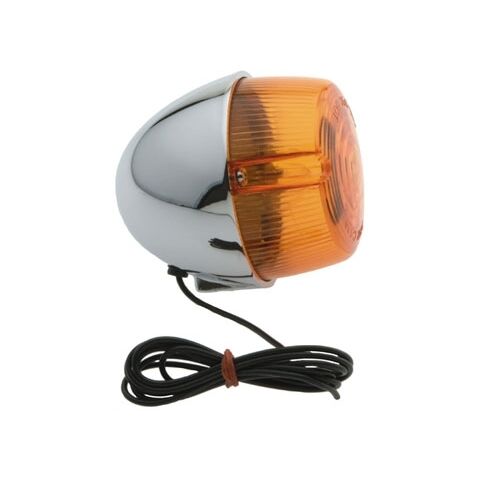 Milwaukee Twins Late Style Turn Signal Assembly For Harley 1986-1995