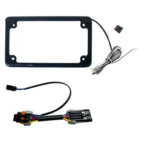 Custom Dynamics UTV License Plate Frame With Tag Light 