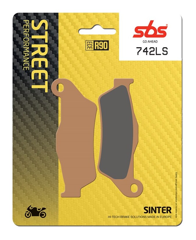 SBS LS Sintered Rear Brake Pads 742LS Cycle Gear