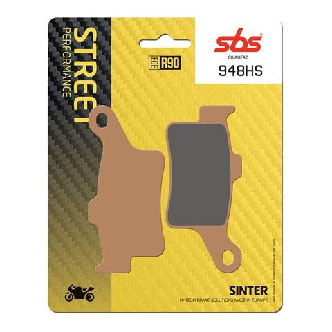 SBS HS Sintered Rear Brake Pads 948HS
