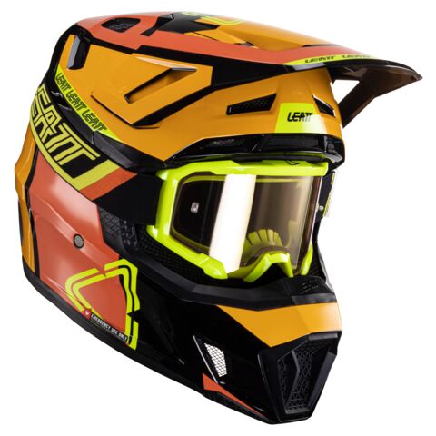 Leatt Moto 7.5 V24 Helmet w/ Velocity 4.5 Goggles