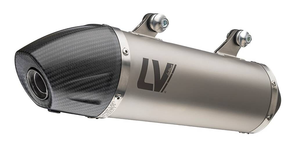 LeoVince LV-X EVO Slip-On Muffler Kawasaki KLR650 1997-2026
