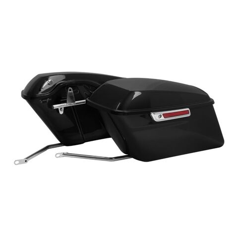 HogWorkz OE Color Matched Standard Saddlebag Conversion Kit For Harley Softail 2018-2026