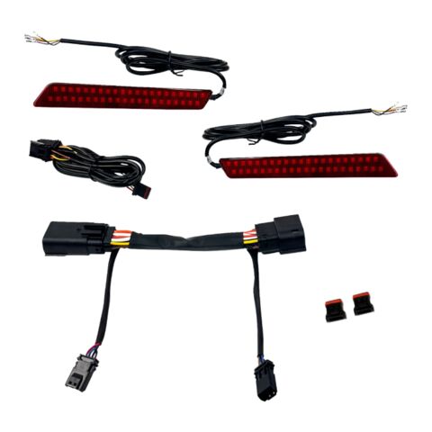 Custom Dynamics Dual Color Saddlebag Latch Lights For Harley Touring 2023-2026