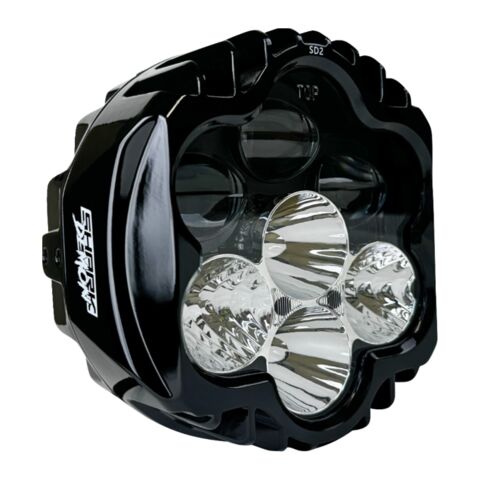 Custom Dynamics Shark Demon 2 Headlight For Harley Low Rider ST 2022-2025