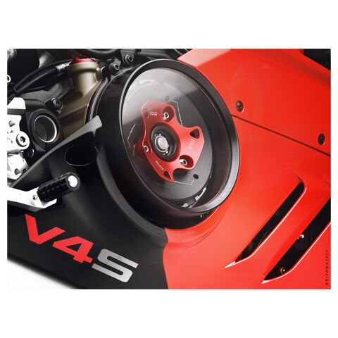Rizoma Transparent Clutch Cover Panigale V4 / Streetfighter V4 2018-2025