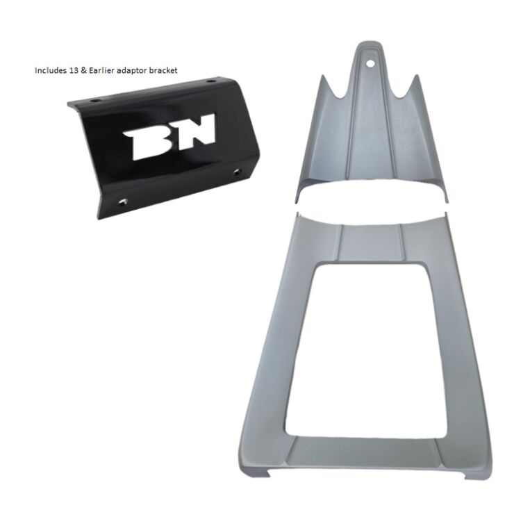 Paul Yaffe Swoop Chin Spoiler For Mini Monkey Engine Guards For Harley Touring