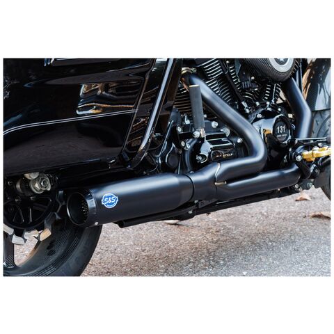 S&S Cycle Race Only Qualifier 2 Into 1 Stainless Exhaust For Harley