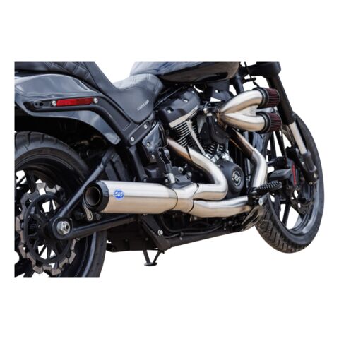 S&S Cycle 49-State Qualifier 2 Into 1 Stainless Exhaust For Harley