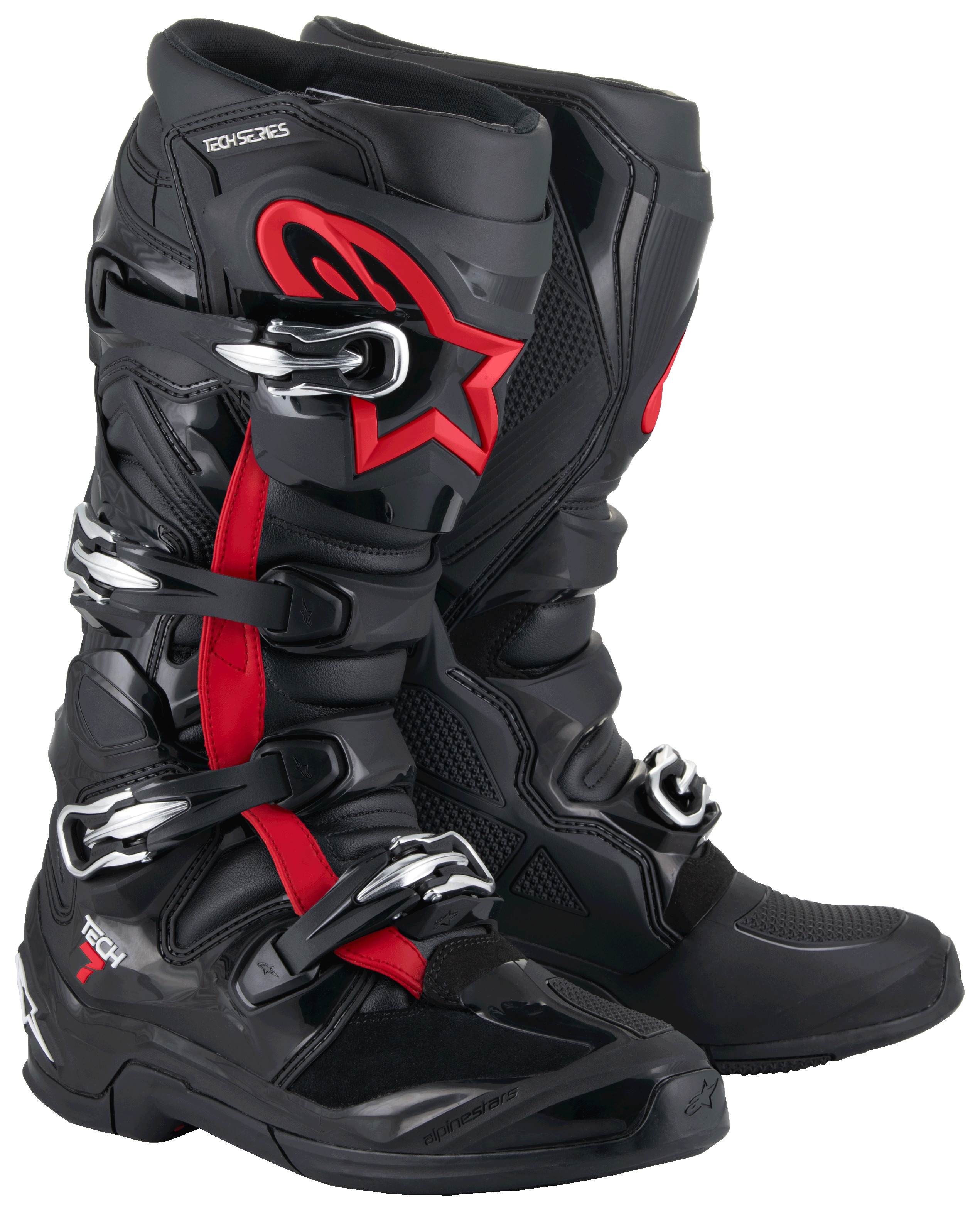 アルパインスターズ　tech7s サイズ25cm US6 Youth Tech 7S Boots - BLACK MOTOCROSS Boots | Alpinestars