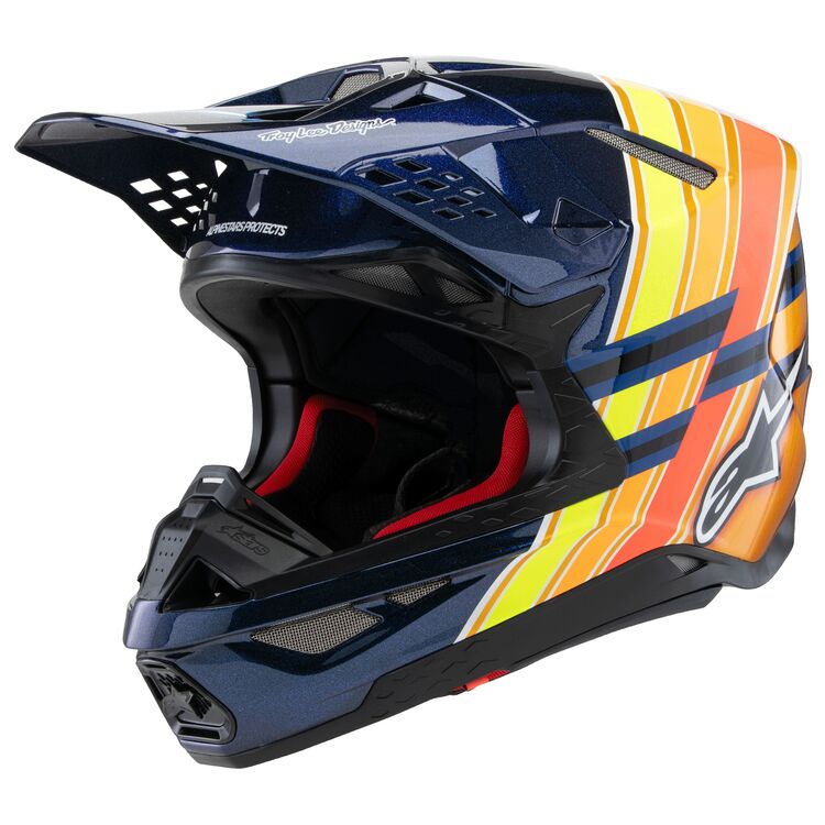 Navy/Orange/Red