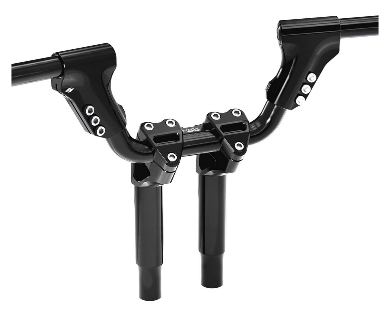 HDBUBALUS Altoparlante per Corno Cnc per Moto Adatto per Harley Big Twin Touring Street Glide Road Glide Road King Electra Glide 1991-2017