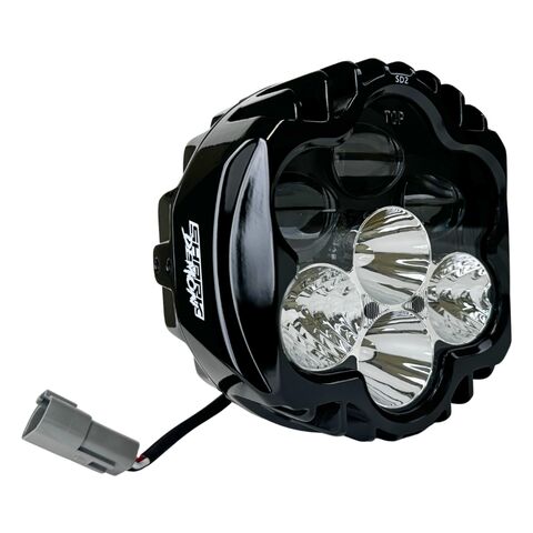Custom Dynamics Shark Demon 2 Headlight For Harley Touring 1994-2025