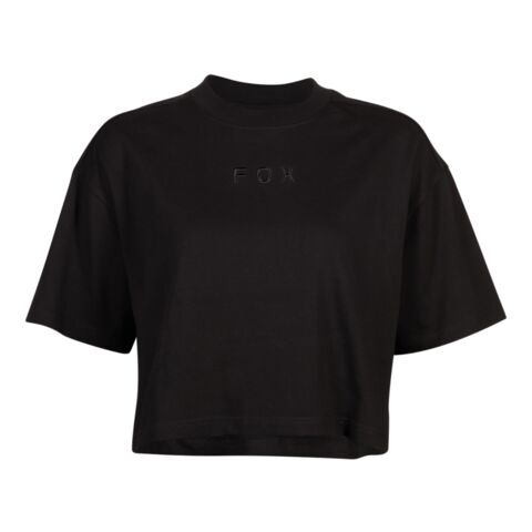 Fox Racing Wordmark Oversized Women's Cropped T-Shirt