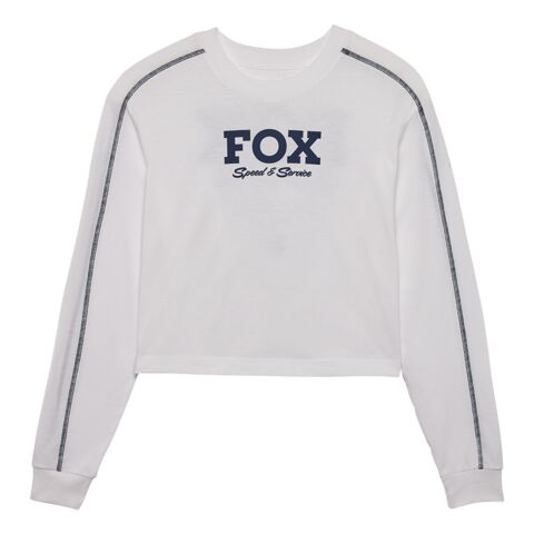 Fox Racing Speed & Service Long Sleeve Women's Cropped T-Shirt