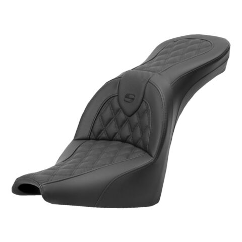 Saddlemen Roadsofa LS Lattice Stitch 2-Up Seat For Harley FXBB/S / FXST 2018-2026