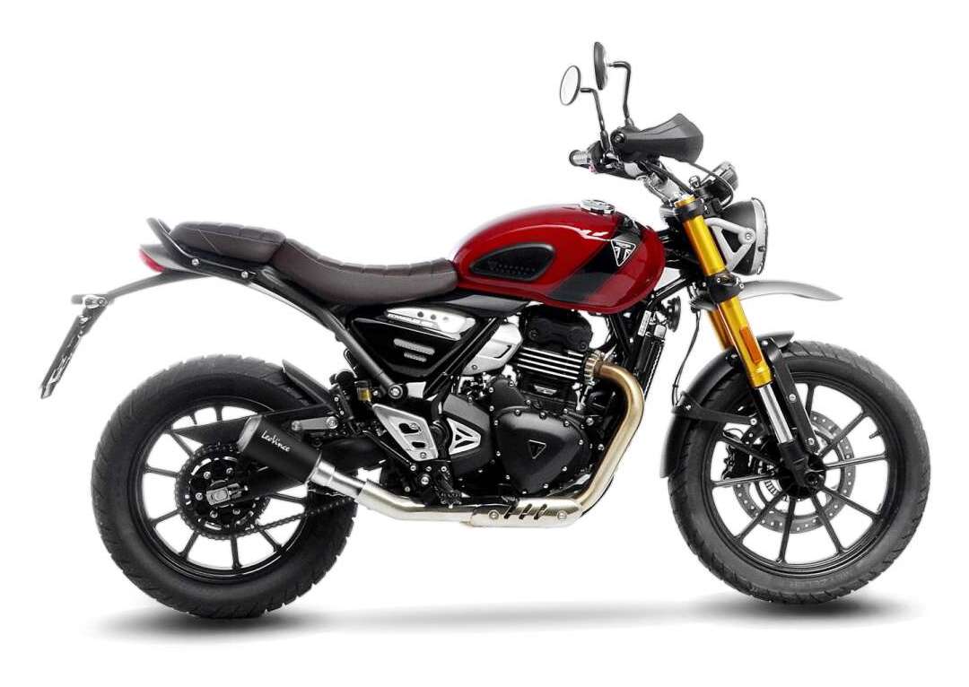 LeoVince LV-10 Slip-On Exhaust Triumph Speed 400 / Scrambler 400 X