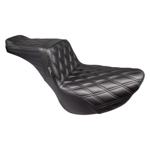 Le Pera TailWhip Double Diamond Stitch 2-Up Seat For Harley FLSL / FXBB 2018-2026